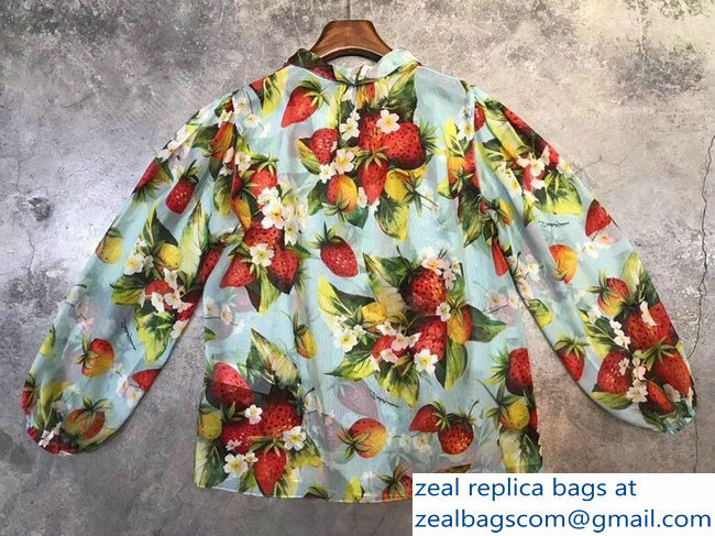 Dolce  &  Gabbana Floral Print Shirt 2018